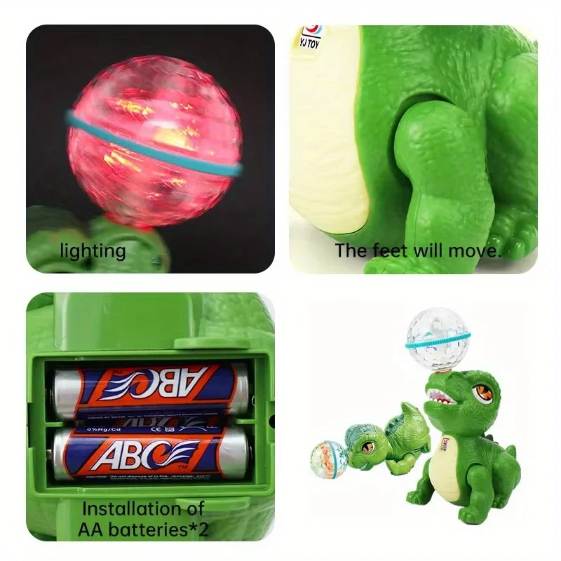 لعبة ديناصور كروية دوارة 360 درجة، ألعاب للأطفال البنات، ألعاب متململة، هدايا عيد الميلاد هدايا عيد الميلاد للأطفال #6