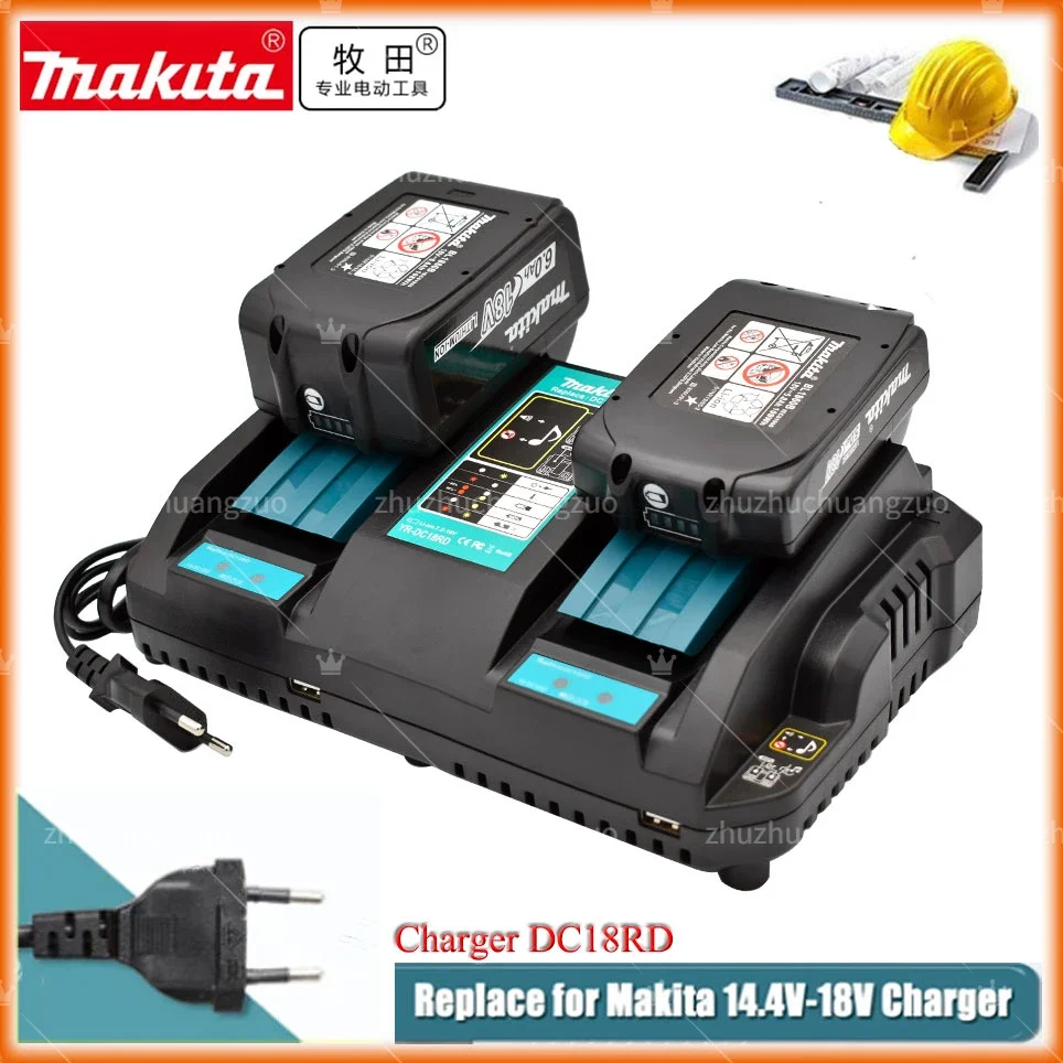 

Original Dual USB Port charger for Makita Battery Charger 14.4V 18V BL1860 BL1430 BL1830 BL1840 BL1415 BL1850 BL1845