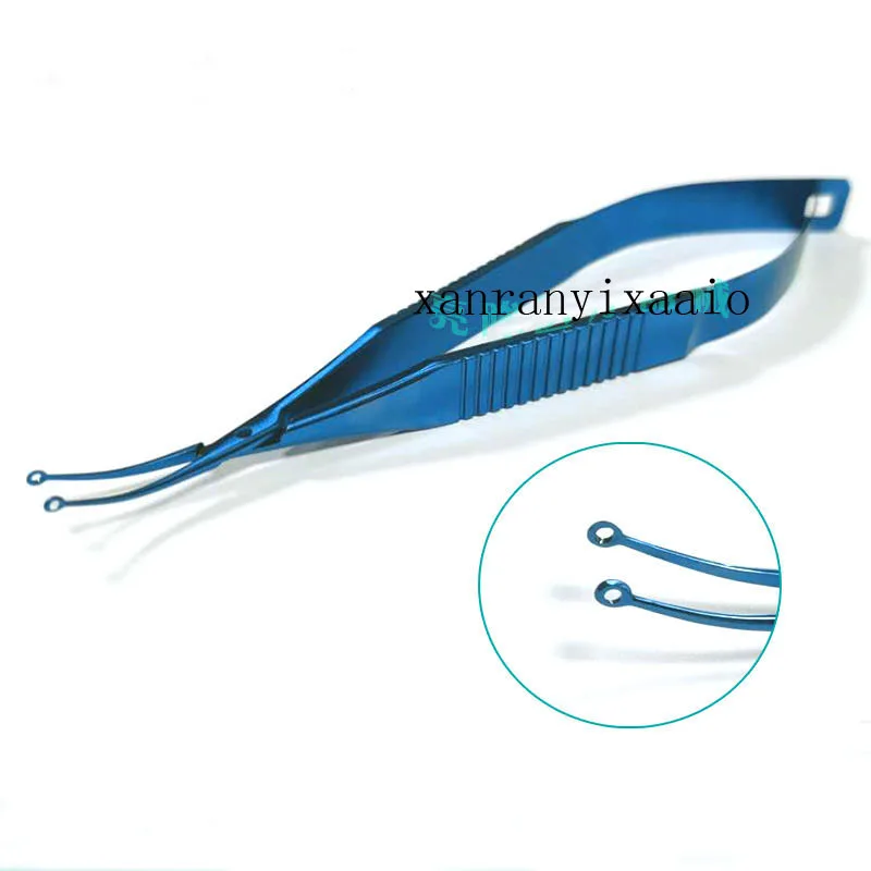 Titanium Alloy Membrana Pinças com furos, Flush Membrana, Oftálmica Microinstruments, Cosmetic Plastic Tools