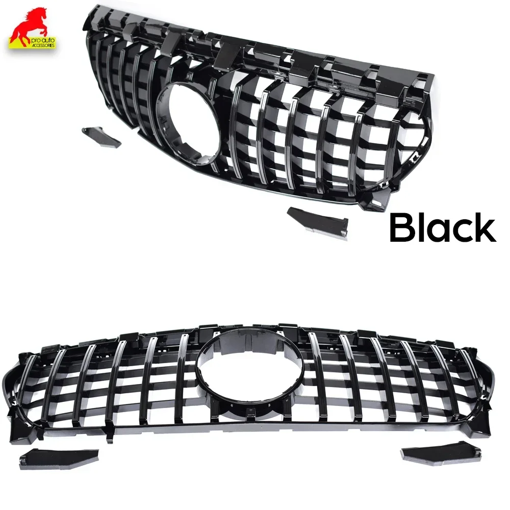 W117 Front Bumper Racing Grill Replacment for Mercedes Benz CLA Class 4-Door Coupe C117 & 5-Door Shooting Brake 2013-2018 CLA 45