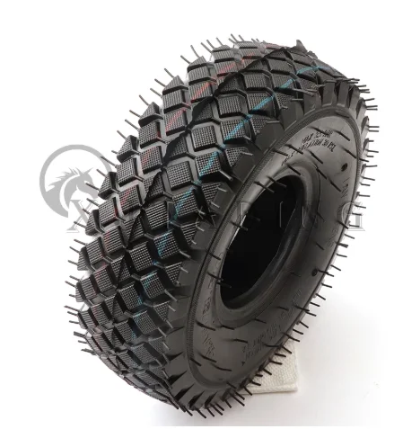Universal 4.10/3.50-4 Outer Tire & Tube Combo – Compatible with 10