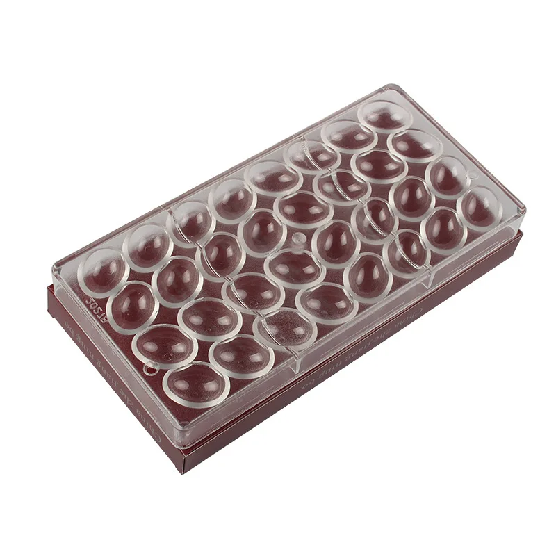 12/32 Holes Chocolate Mold Small Easter Egg 3D Polycarbonate  Bonbons Candy Bar Professional Confectionery Baking Pastry Tools