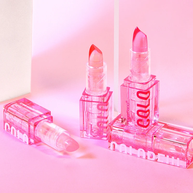 Shining Crystal Magic Color Lipstick Transparent Lip Balm Long Lasting Moisturizing Nourishing Lip Care Natural Jelly Lip Stick