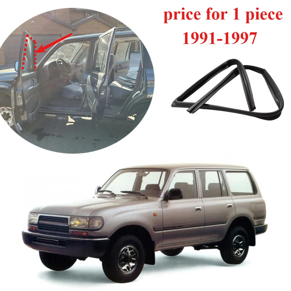 68151-60010 Glass Channel Seal Strip Shell for Toyota Land Cruiser LC80 1991-1997 Shell 1 Piece