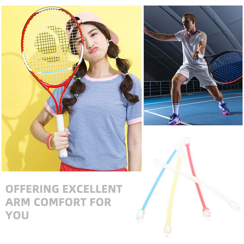 

8Pcs Tennis Racket Dampener Vibration Absorber Shock Absorbing Small Silicone Tennis Accessories for Women Tiny Shocks Absorber