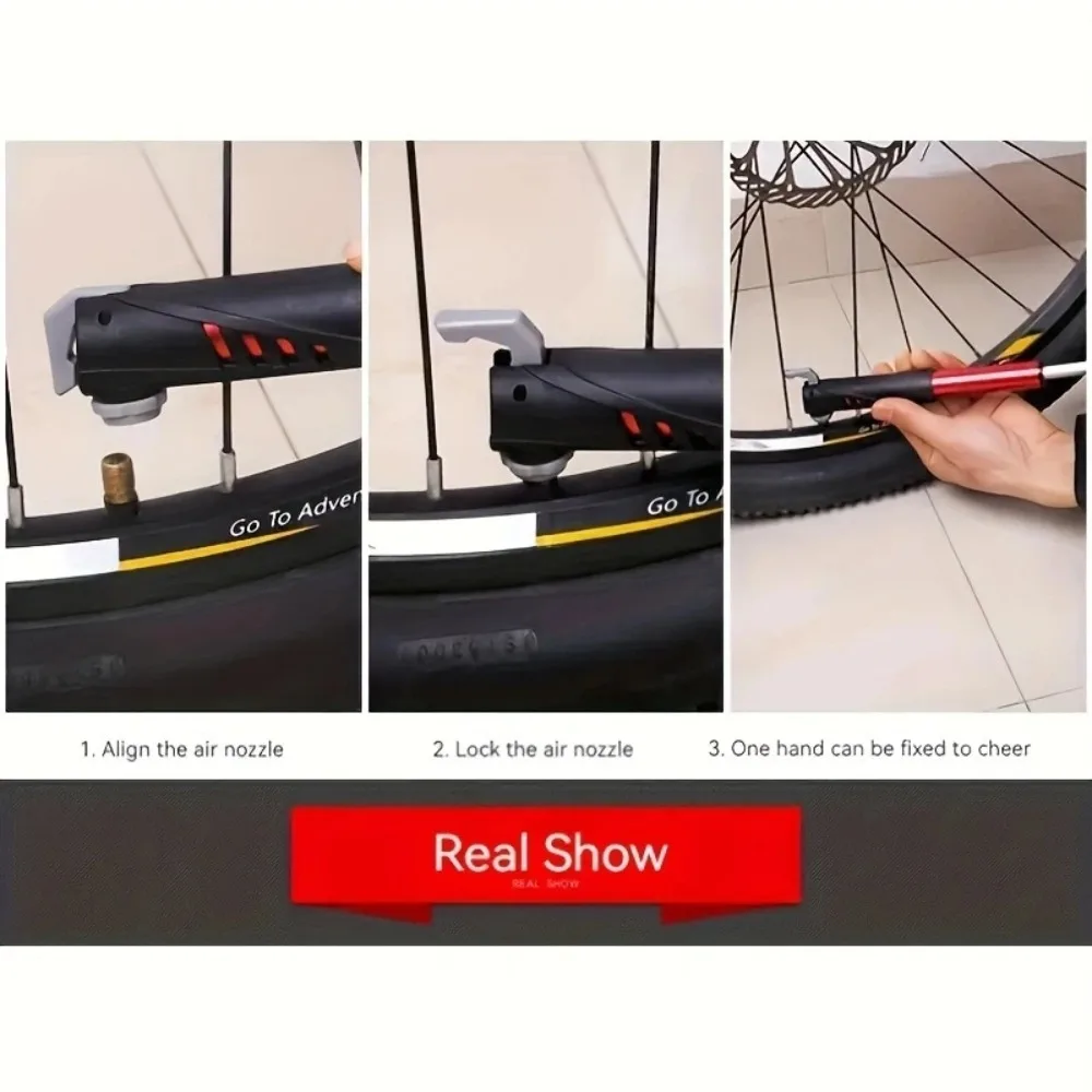 مجموعة أدوات إصلاح الدراجة - مجموعة محمولة متعددة الوظائف مع مضخة هواء وإصلاح الإطارات الخالية من الغراء ومفاتيح ربط للدراجات الجبلية/الطرق