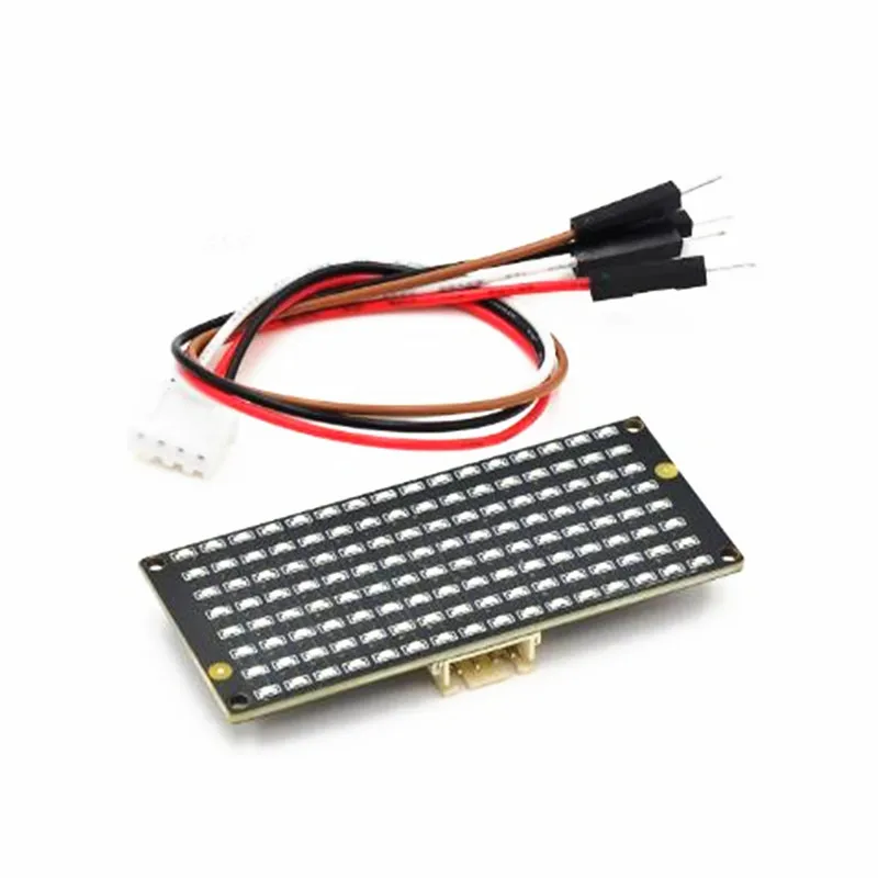 

1pcs 8*16 matrix LED light display module I2C communication 3.3-5V