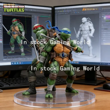 

В наличии: Коллекционные фигурки Черепашек-ниндзя в масштабе 1/12 — Рафаэль и Леонардо, модель-игрушка для фанатов