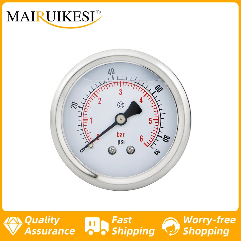 MAIRUIKSI  liquid-filled Pressure gauges 60mm(2-1/2\