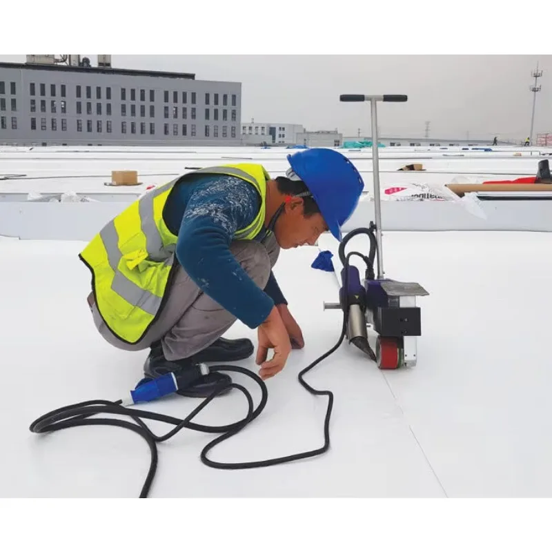 3450W PVC/TPO Banner Tarpaulin Plastic Welder Waterproof Membrane Roofing Automatic Welding Machine