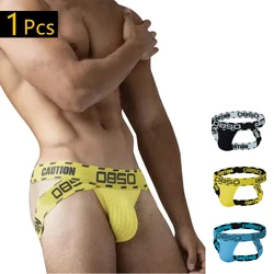 0850 Brand New Gay Men Sexy Underwear Thong Men Jockstrap Solid Men's lingerie Mens Thongs And G strings Top BS3102