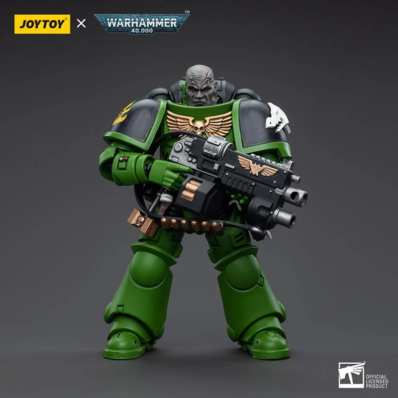 Pré-venda joytoy 1/18 warhammer 40k figura de ação salamandres intercessores sargento tsek'gan anime figuras coleção modelos brinquedos