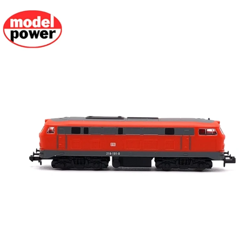 Modelo POWER N escala 1/160 alemán DB ferrocarril BR218 motor de combustión interna locomotora modelo de tren sin pantalla estática de energía