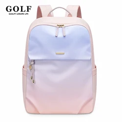 GOLF Laptop Backpack Women Back Pack Bags Fashion 16 inch Backbag with Many Pockets Waterproof Colorful Backpacks High Quality