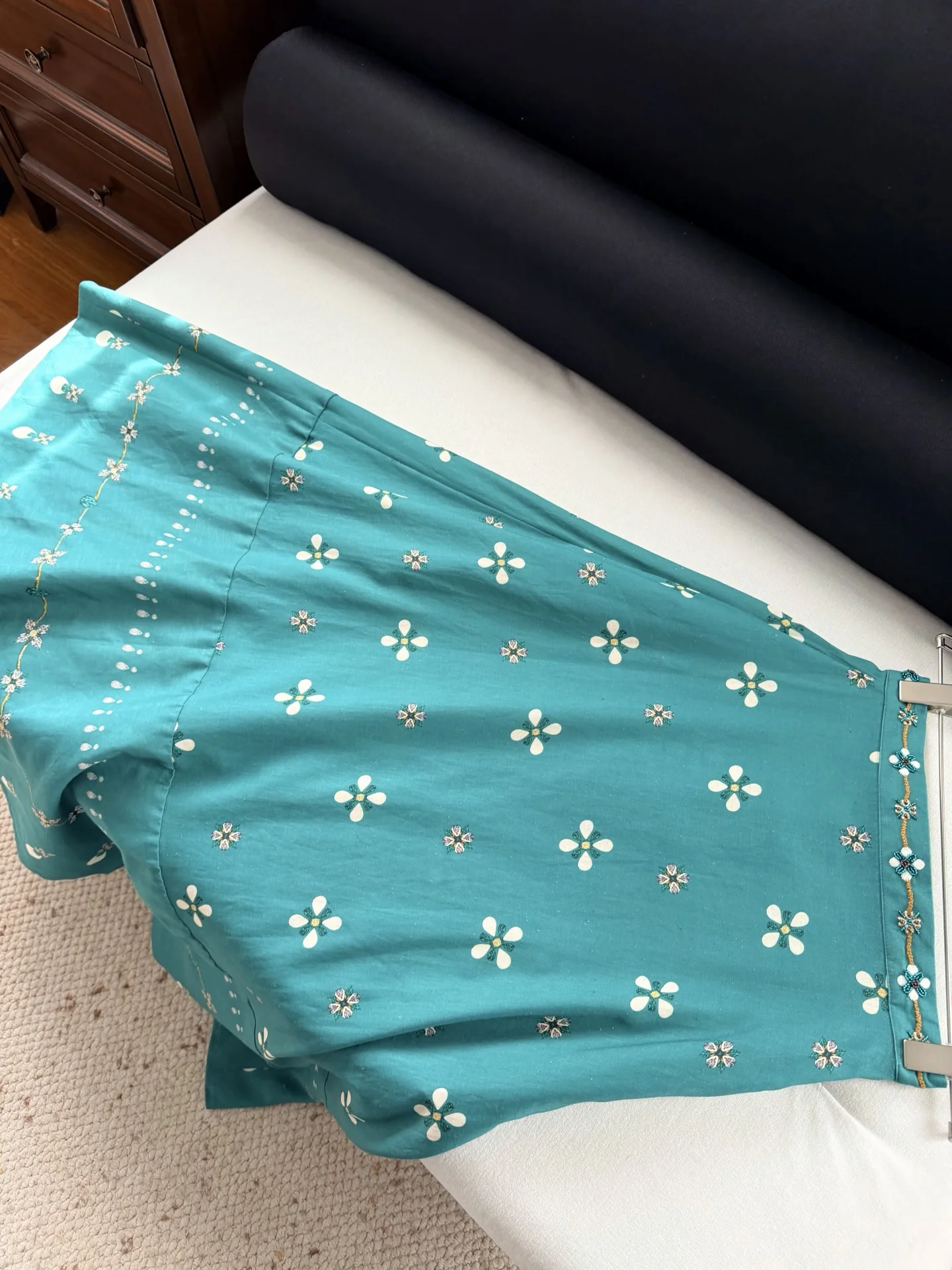 Embroidery Vest - Conjunto de 2 Piezas Verde para