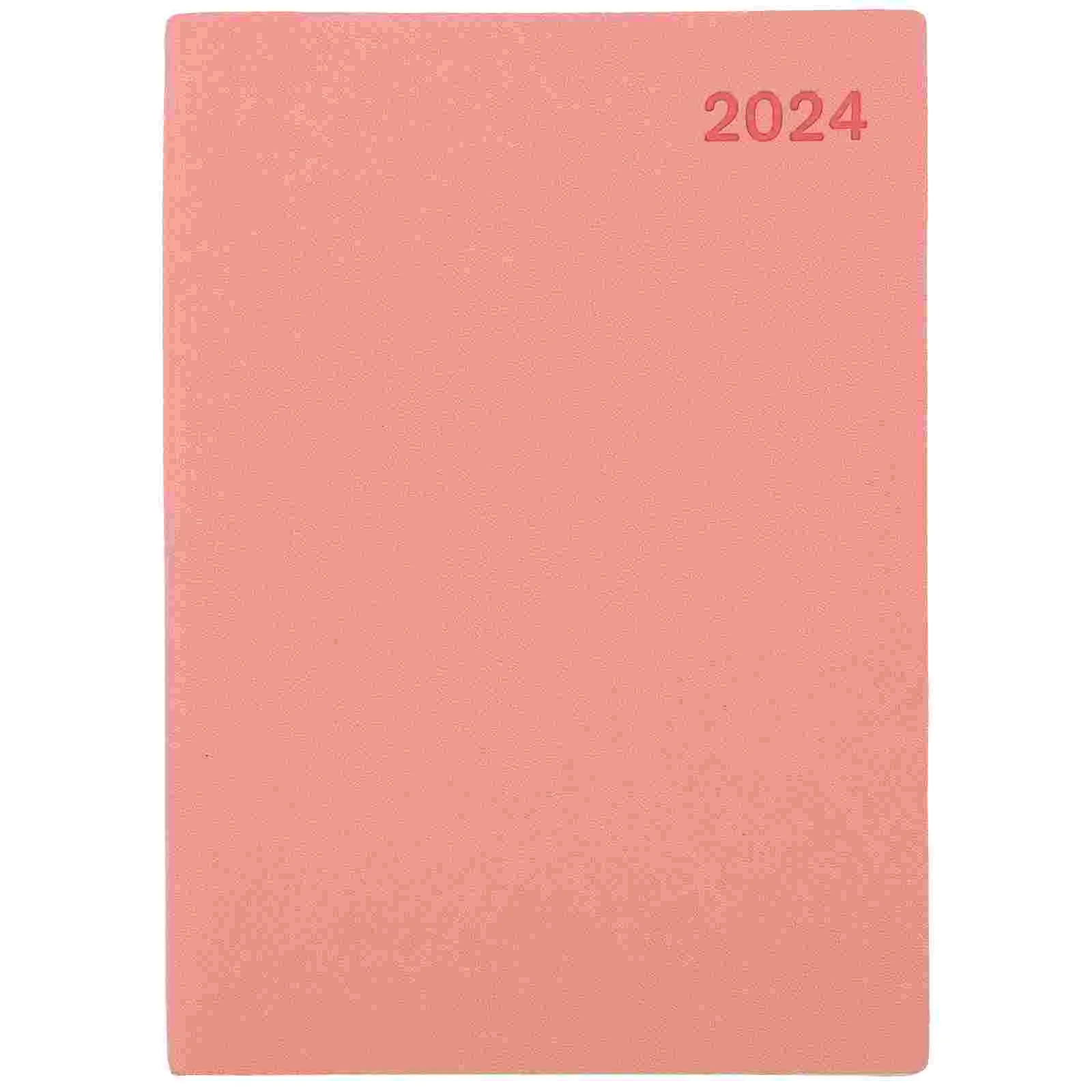 Agenda 2024 Libro Pianificatore mensile Notebook settimanale delicato Blocco note portatile giornaliero Calendario da ufficio