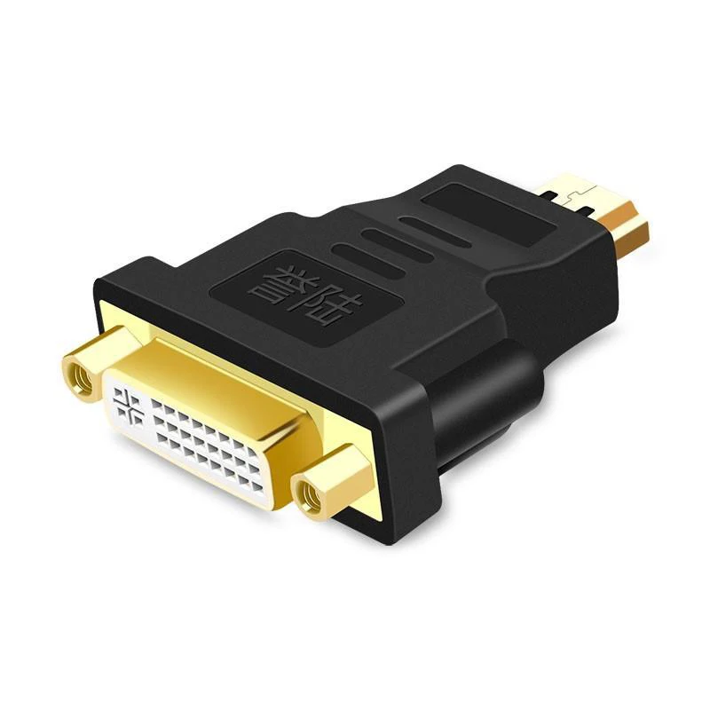 

Mother turn DVI HDMI connector HDMI revolution of DVI conversion head graphics DVI connector + hd line