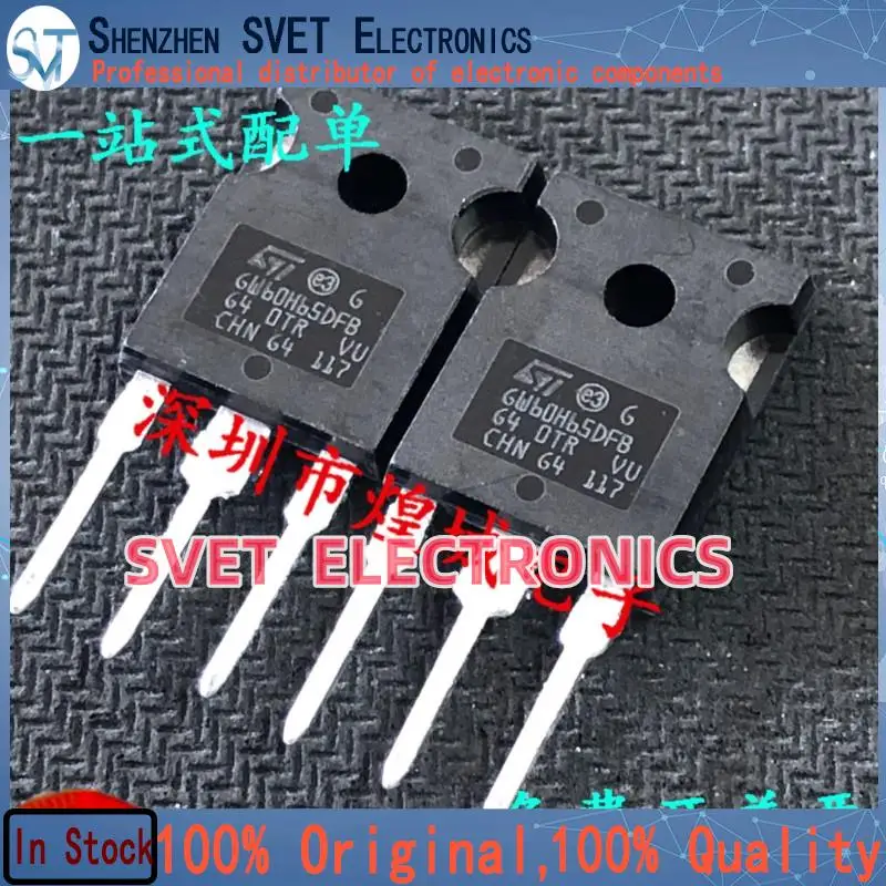 10PCS-50PCS  GW60H65DFB STGW60H65DFB  TO-247  Original In Stock Fast shipping