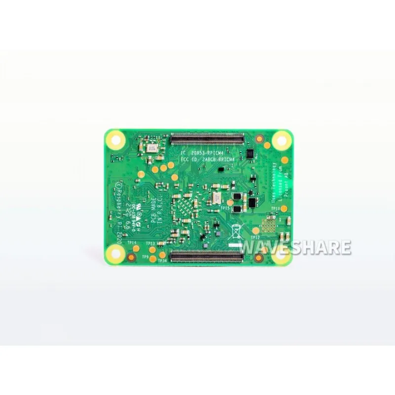 Modul komputasi Raspberry Pi 4 kecepatan tinggi, RAM besar, daya rendah, performa ditingkatkan