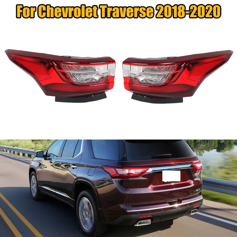 

For Chevrolet Traverse 2018 2019 2020 LED TailLights Rear Light DRL Brake Reverse Lamp Car Accessories 84618032 84990362