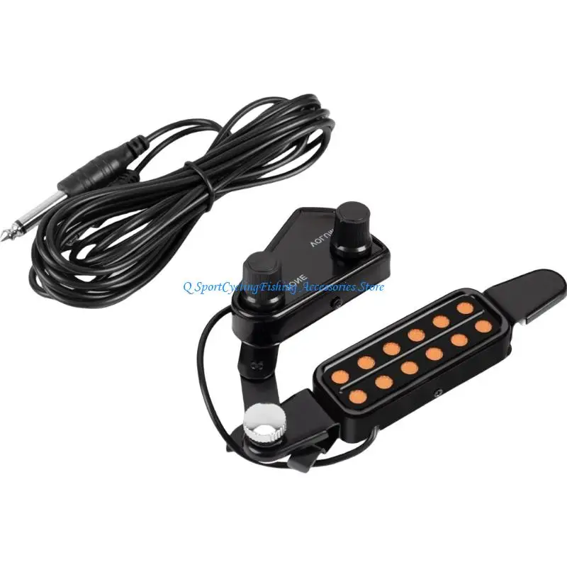 31KC 12 ثقب الصوت ثقب الالتقاط مع مجلدات نغمة موالف غيتار الغيتار بيك آب #4