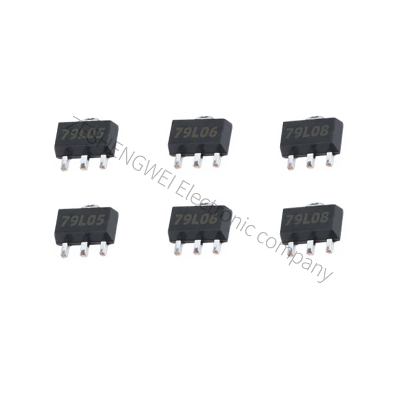 20pcs 79L05 SOT89 SOT SMD 79L06 79L08 79L09 79L10 79L12 79L15 79L18 7905 7906 7908 Voltage Regulator Triode In Srock Original