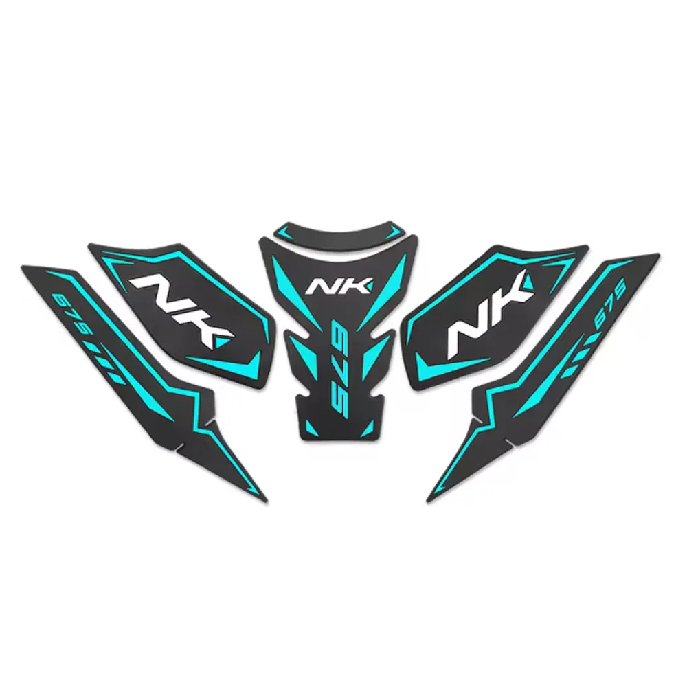 For CFMOTO 675NK 2024-2025 Motorcycle Fuel Tank Traction Pad Fuel Tank Side Anti Slip Knee Pad Sticker Protection Sticker Part