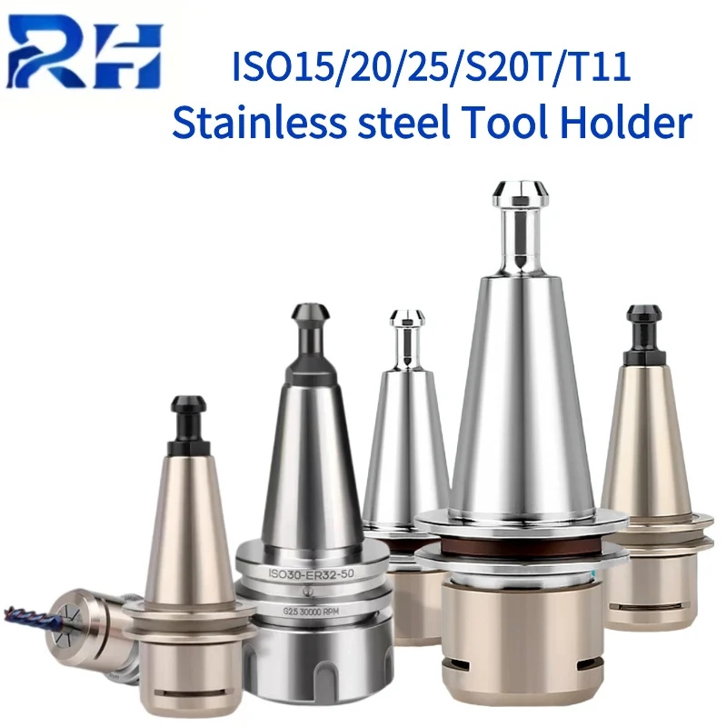 Machine de gravure de précision porte-outil CNC ISO10 T11 ISO20 ISO25 porte-outil en acier inoxydable ER11 ER16 ER20 SK10 outil de mandrin CNC