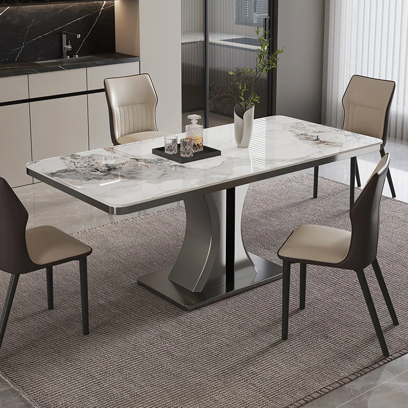 

Home Modern Dining Table Luxury Metal Space Savers Dining Table Living Room Relaxing Mesa De Centro De Sala Kitchen Furniture