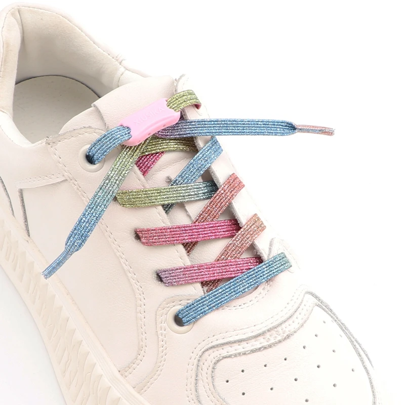 No Tie Shoelaces Flat Ideal For Kids And Seniors Elastic Shoes Laces Quick On And Off Lazy Shoelace Casual Shoe Accessories