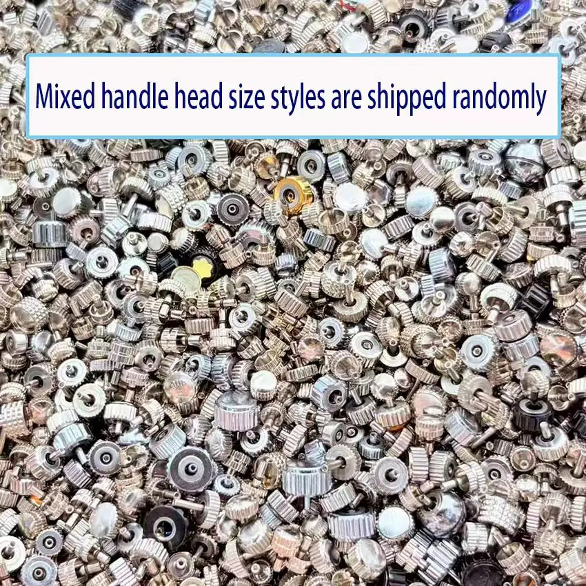 Mixed Watch Accessories Handle Head Set, Randomly Shipped DIY Craft Supplies, Miscellaneous Watch Parts for Customization