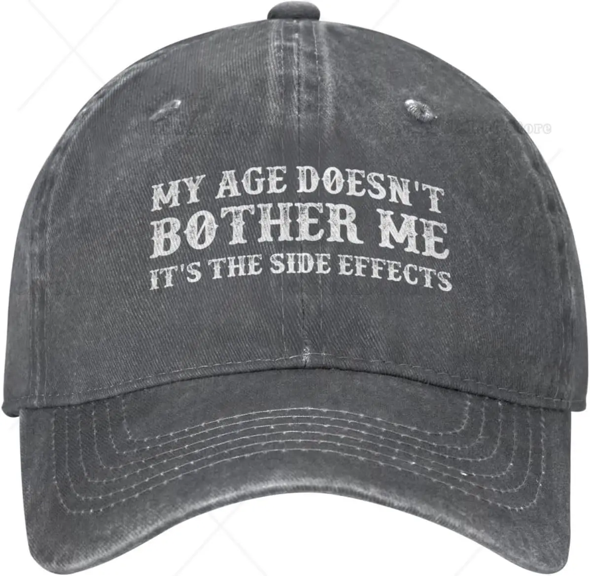 

My Age Doesn't Bother Me It's The Side Effects Hat Men Baseball Hats Vintage Hat