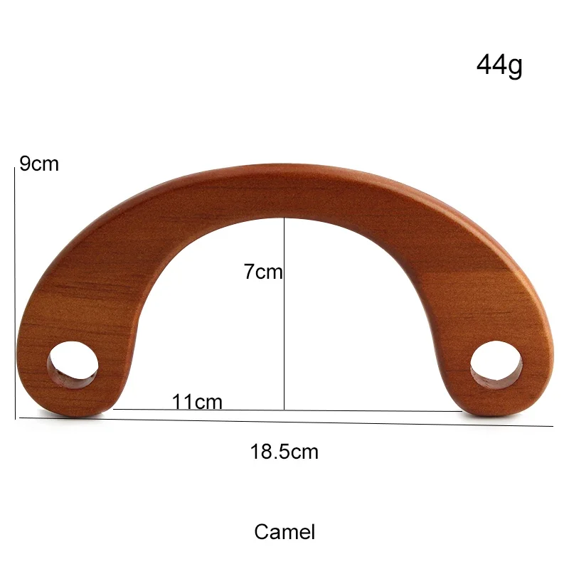 木製ハンドル付きハンドバッグ,手作りラゲッジハンドル,無垢材ハンドル