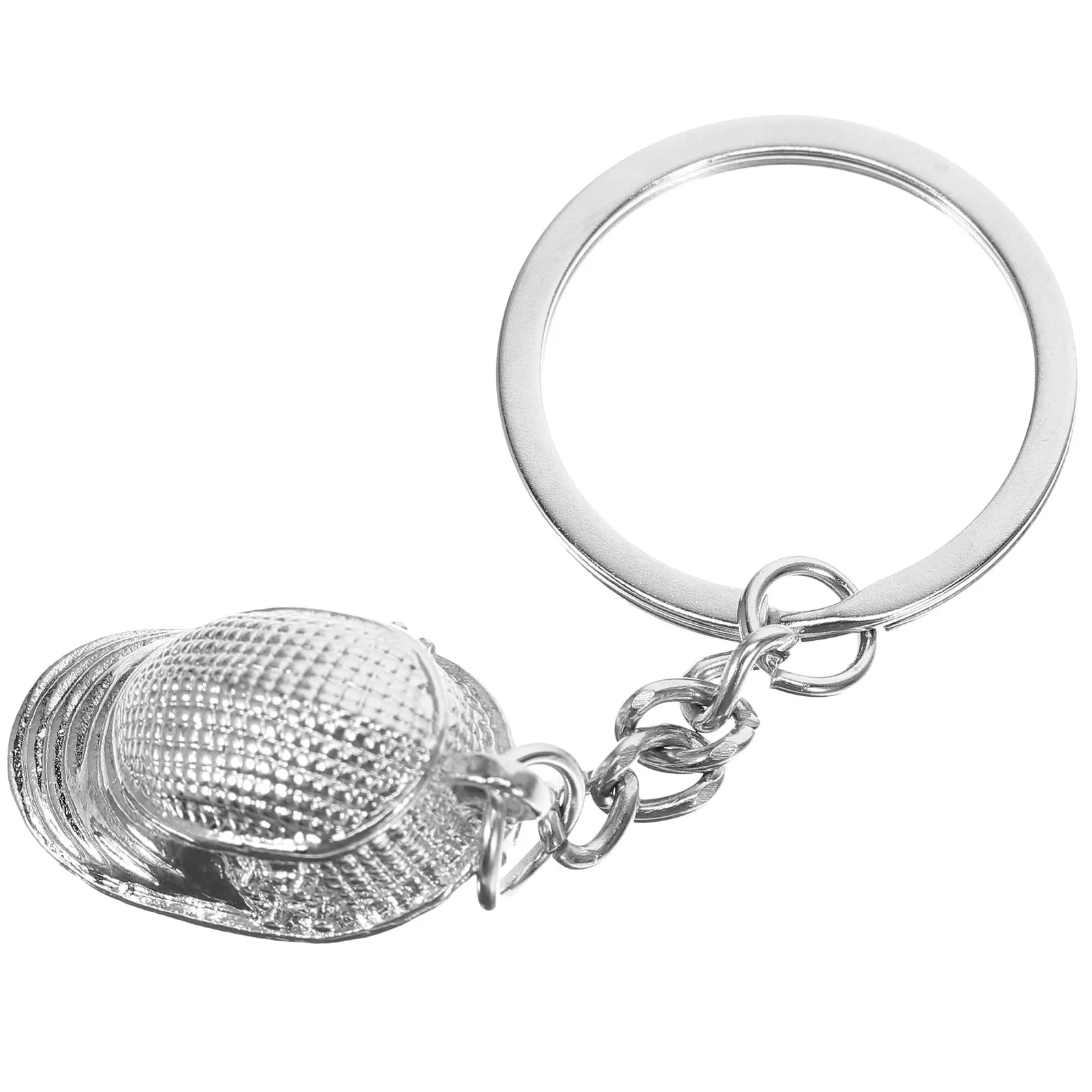 Metal Sports Fencing Keychain Creative Hanging Decorative Key Ring Souvenir Backpack Pendant for Fans Fencing Gear