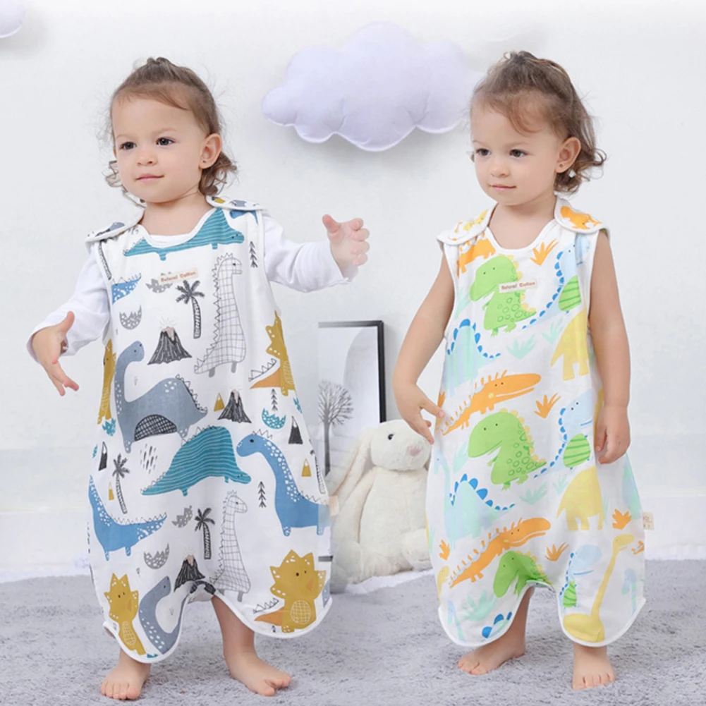 Sleep Sack Tog Wearable Blanket Cartoon Baby Boys Girls Soft Cotton Romper with Snaps Babies Sleeping Bag Toddlers Nightwear