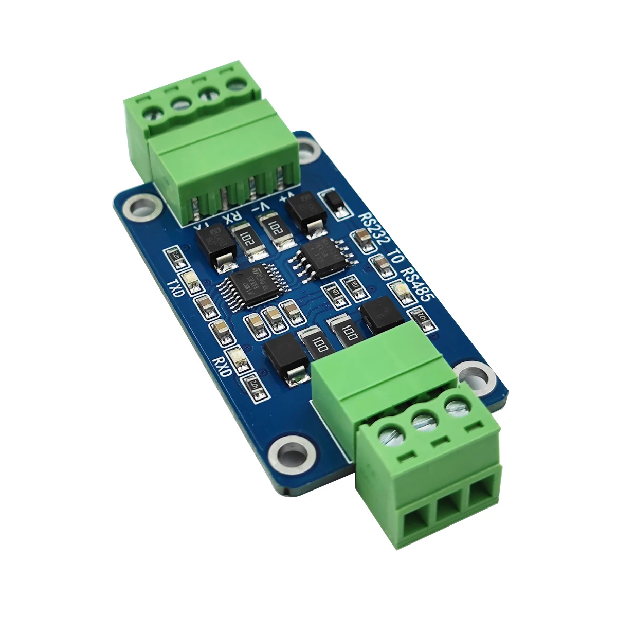 Industrial RS232 to RS485 module Serial port debugging assistant Serial port conversion module 3.3V or 5V power supply