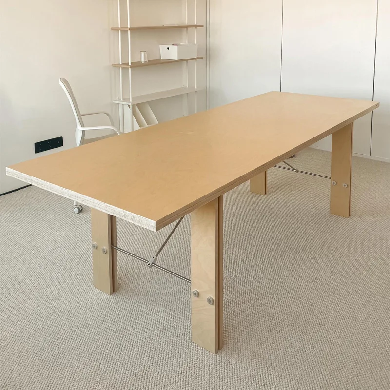 

Stainless steel optical axis birch island dining home living room office tea worktable