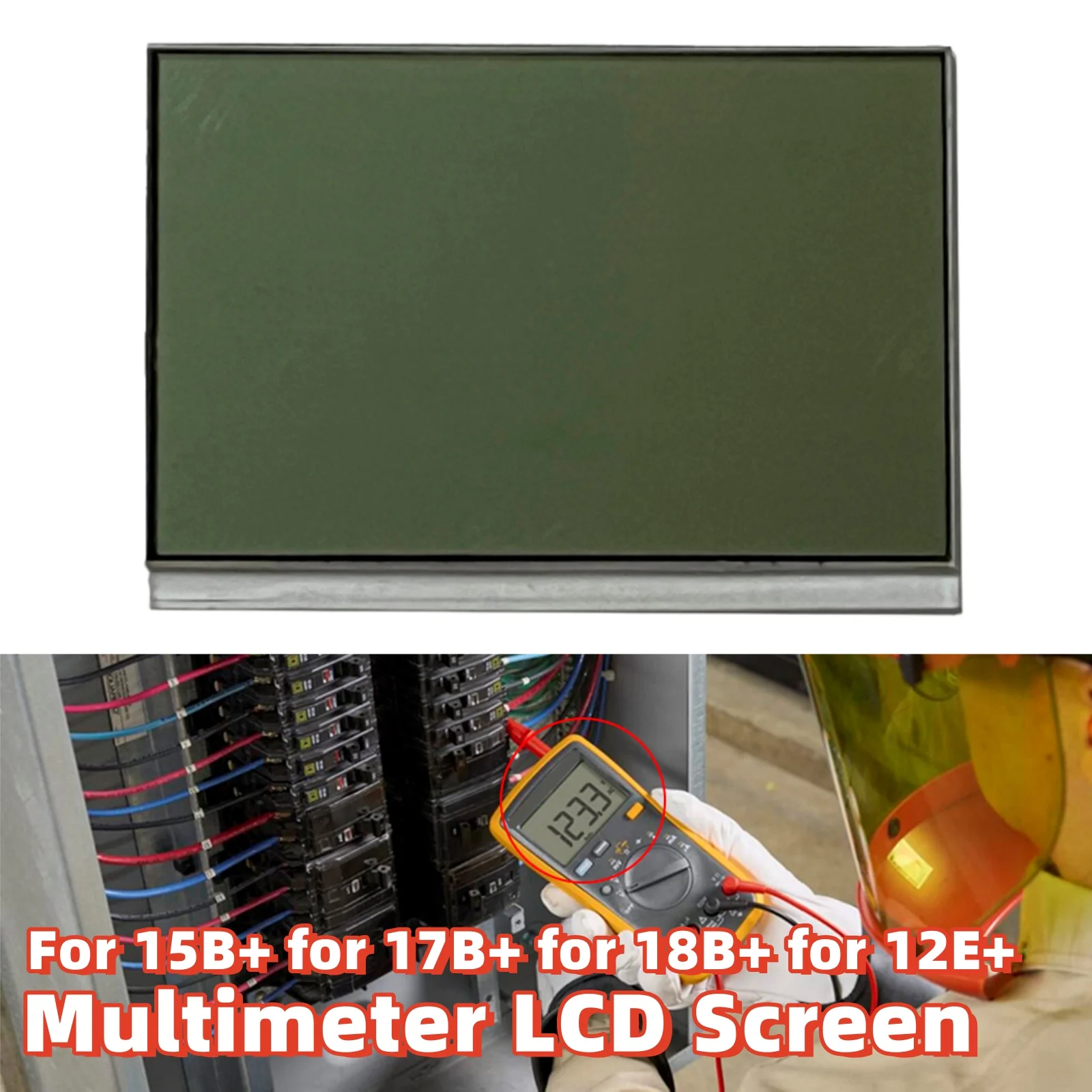 

Multimeter LCD Screen For 15B+ For 17B+ For 18B+ For 12E+ LCD Screen Multimeter LCD Display Repair Parts Replacement Accessories