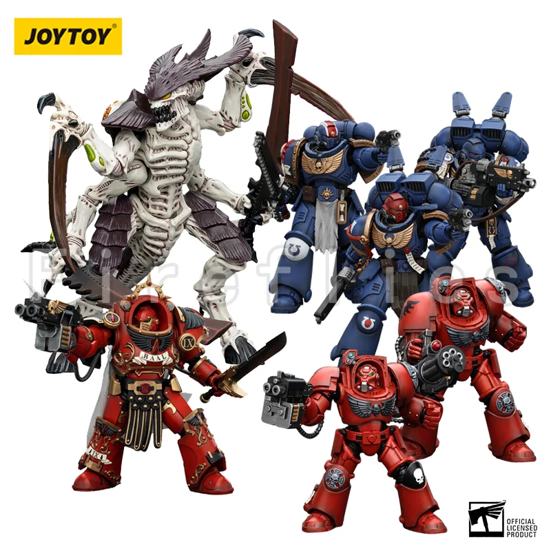 1/18 JOYTOY Action Figure The Horus Heresy 40K Tyranids Hive Fleet Leviathan Warmaster Horus Lieutenant Titus Anime Model