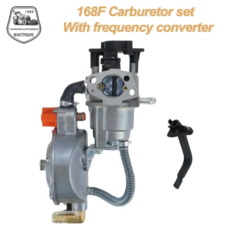 

2024 New 168F Carburetor Kit Fuel can be used for natural gas and oil with inverter