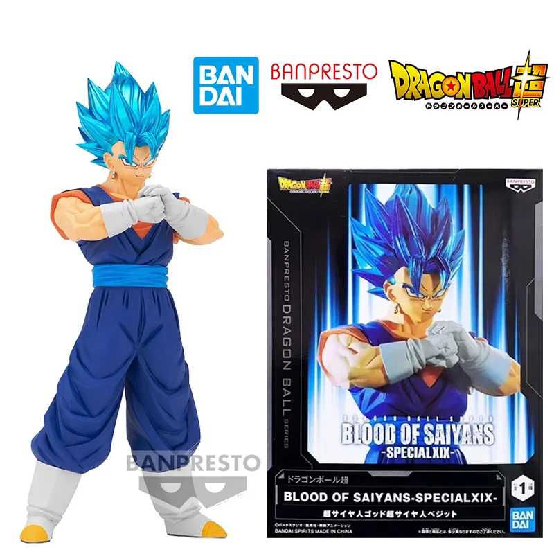 

Bandai Banpresto Blood of Saiyans Specialxix SSG Vegetto Dragon Ball Super 18Cm Anime Original Action Figure Model Toy Gift