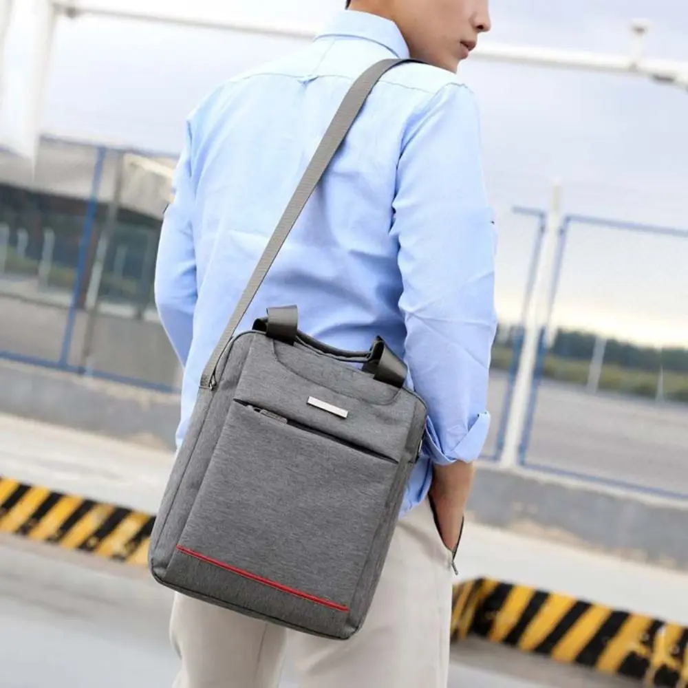 Borsa da lavoro Oxford Borsa a tracolla da uomo multifunzione antiurto Valigetta di grande capacità Borsa a tracolla casual da esterno
