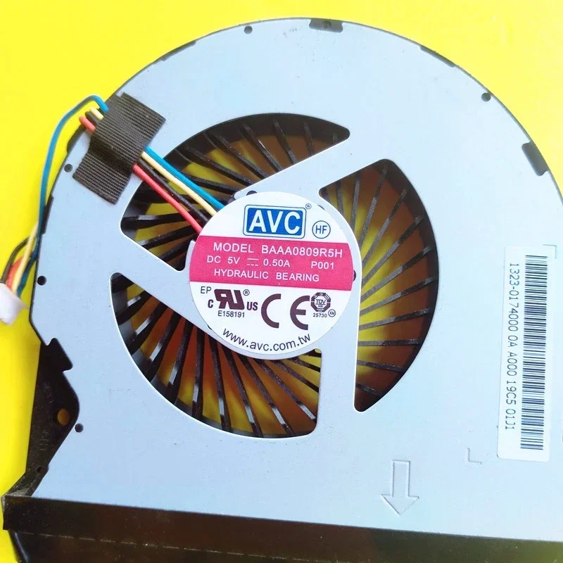 New Original laptop CPU cooling fan for Intel nuc11 nuc11tnhi50l Tiger Canyon nuc8i7hvk mini host fan baaa0809r5h P001 dc5v 0.5A