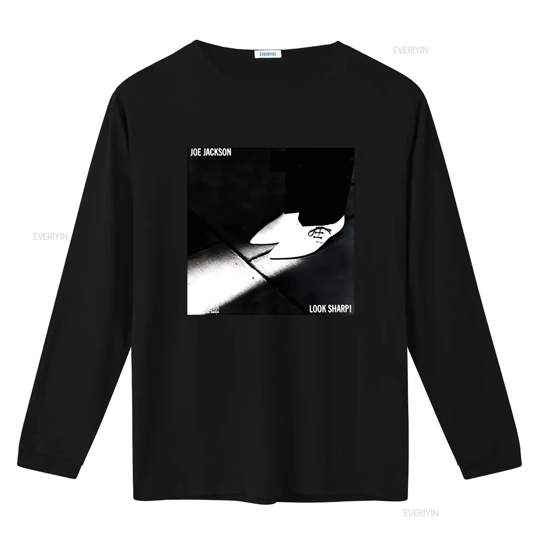 JOE JACKSON T Shirt Look Sharp Vinyl CD Cover Design for Small Medium Large XL Sizes with Long or s vintage Washed streetwear