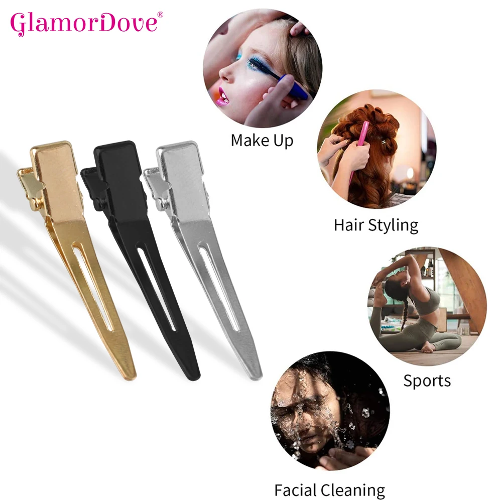 Hair Threader Loop Tool Hair Extension Pliers Kit Micro Beads Closer Plier Mini Size Metal Sectioning Clips And Matte Color Hair