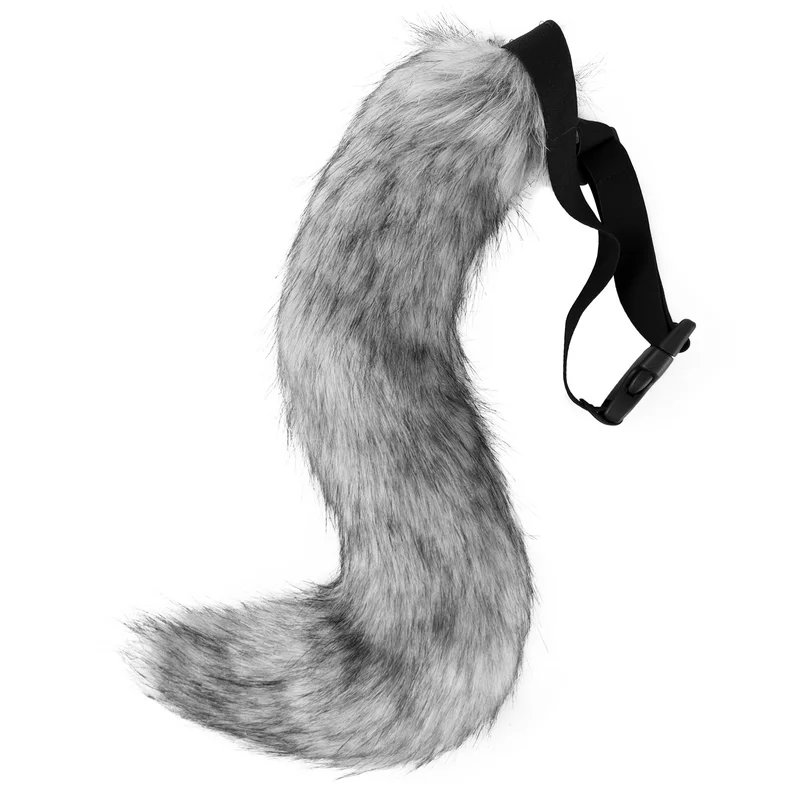 

Simulated Fox Tail Handmade Plush Fox Tail Adjustable and Bendable Tail Accessory Party DIY Decoration Festival Gifts