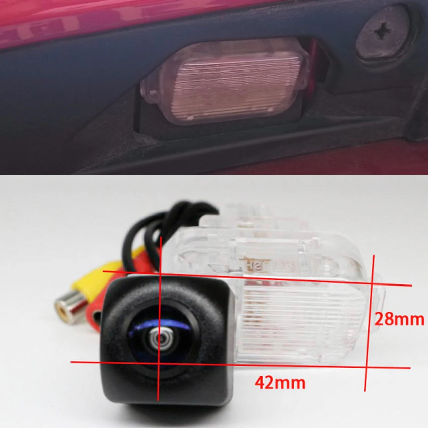 Car CCD Night Vision Backup Rear View Camera Waterproof High quality RCA Parking Assistance For Mazda Atenza 2013 2014 2015