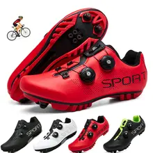 Tênis de ciclismo respirável mtb sapatos das mulheres dos homens trilha mountain bike equitação sapatos esporte sapatos da bicicleta estrada spd pedal ciclo sapatos