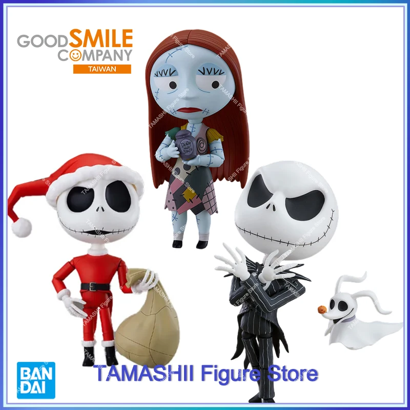 Original In Stock Good Smile GSC 1518 1517 1011 Sally Jack Skellington The Nightmare Before Christmas Figure  Model Toy