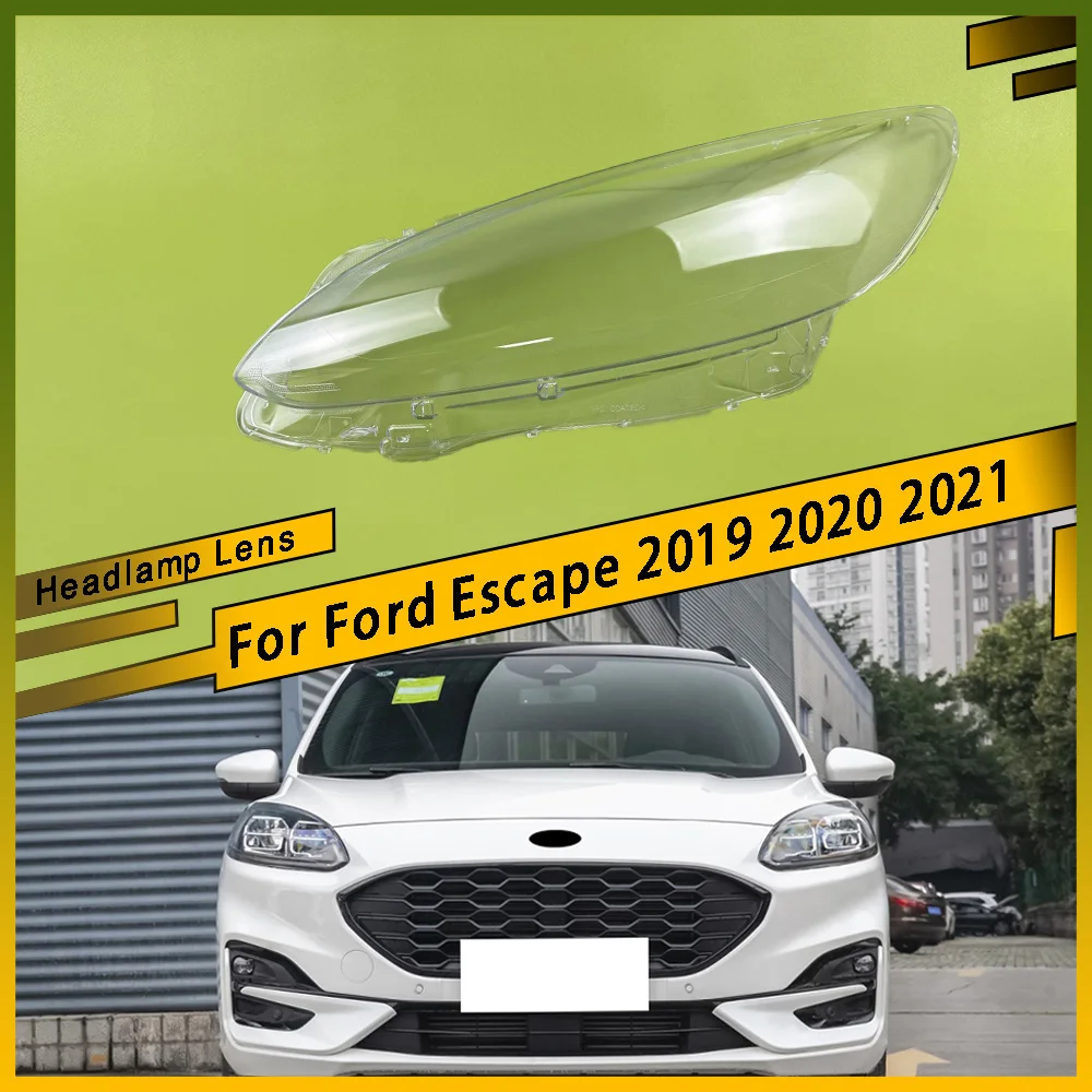 

Для Ford Escape 2019 2020 2021, автомобильные фары, чехол для фар, замена прозрачного абажура, замена линз из плексигласа